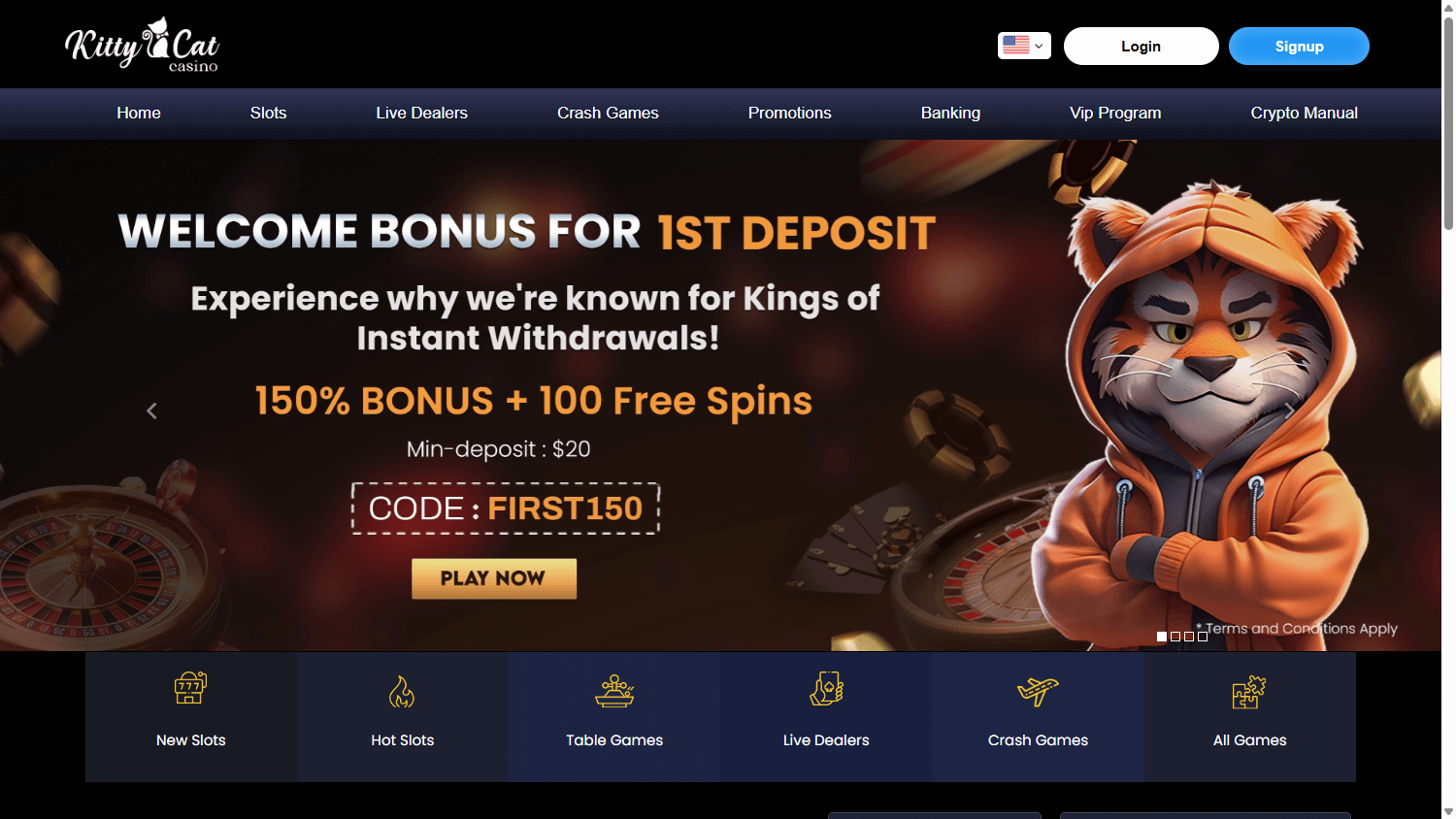 KittyCat Casino Desktop screenshot